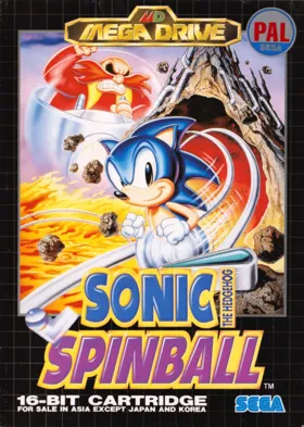 Sonic The Hedgehog Spinball (USA) (Beta) box cover front